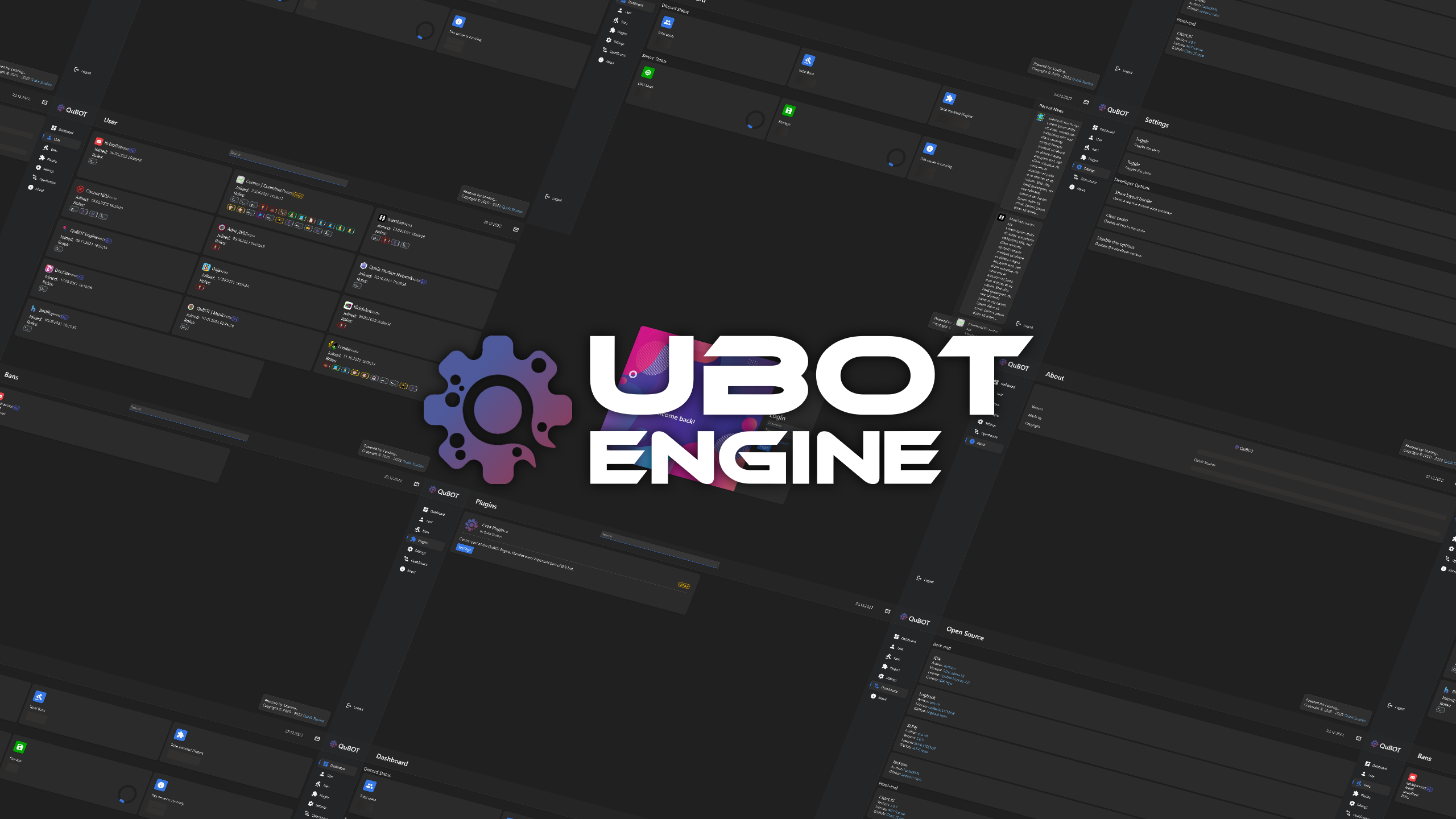 QuBOT Engine Wallpaper